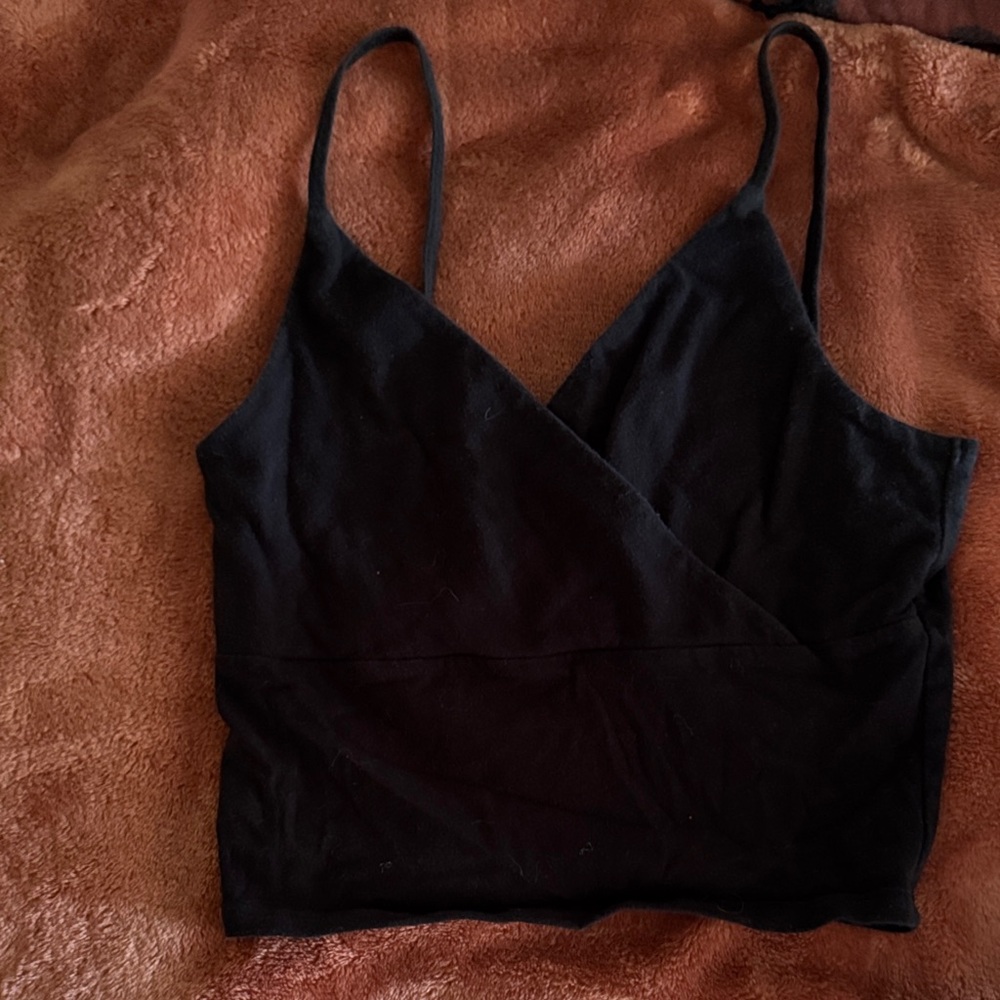 Hollister Black Crop Top
